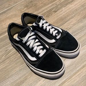 Vans Black Sneakers size 6.5